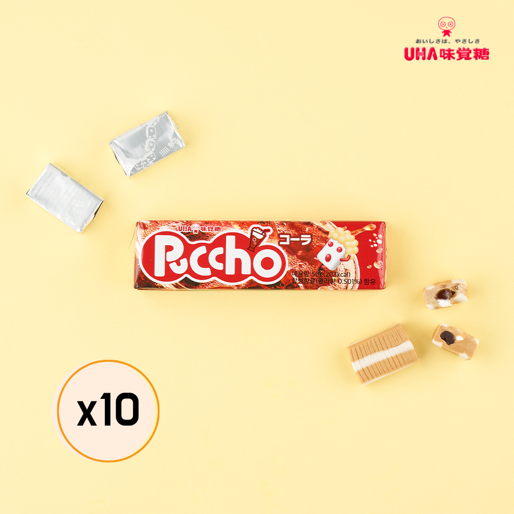 Puccho Candy Cola 50g, 10ea