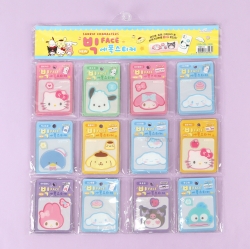 Sanrio Big Face Epoxy Sticker, Set of 36pcs