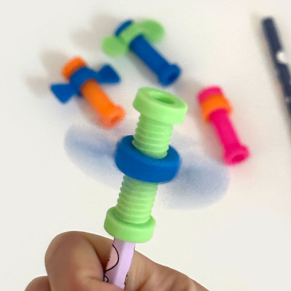 Lazy Stars Pencil Cap Spinner 2P, Random