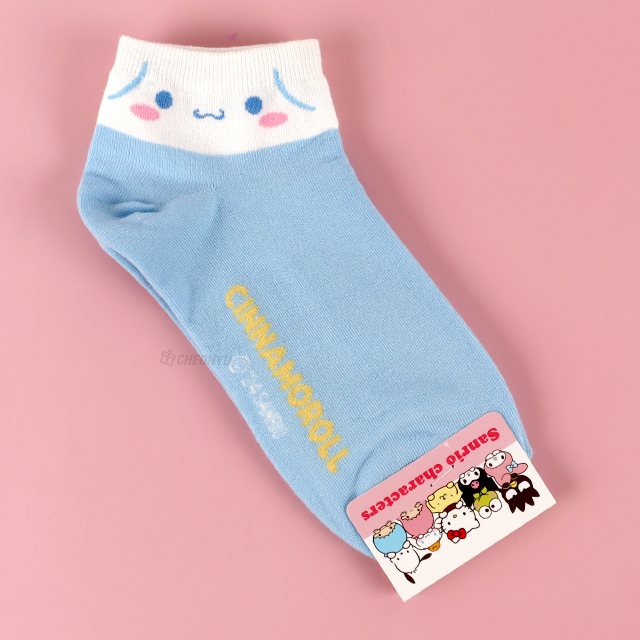 Sanrio Bubble Gum Ankle socks, One Size 220-260mm - Cinnamoroll