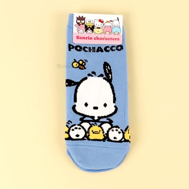 Sanrio Basic Ankle socks, One Size 220-260mm - Pochacco