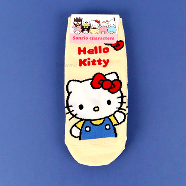 Sanrio Basic Ankle socks, One Size 220-260mm - Hello Kitty