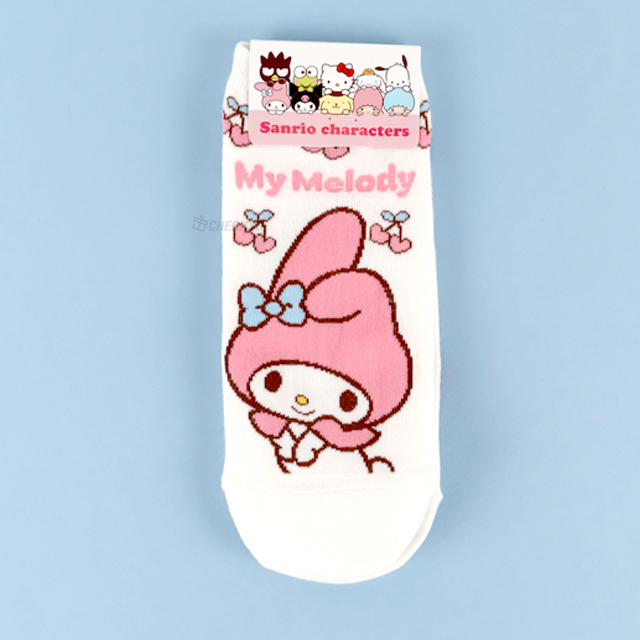 Sanrio Basic Ankle socks, One Size 220-260mm - My Melody