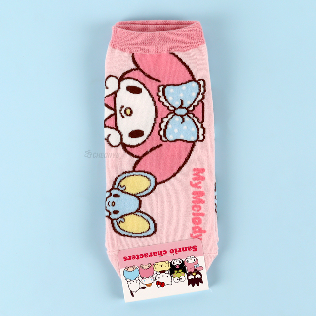 Sanrio Hello Ankle socks, One Size 220-260mm - My Melody