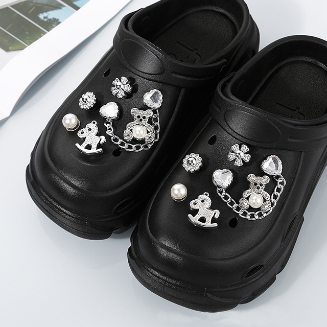 Bling bling Bear Shoes Charm Set