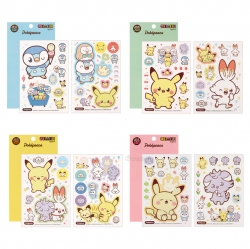 POKEMON Cuty Sticker, Set of 20pcs