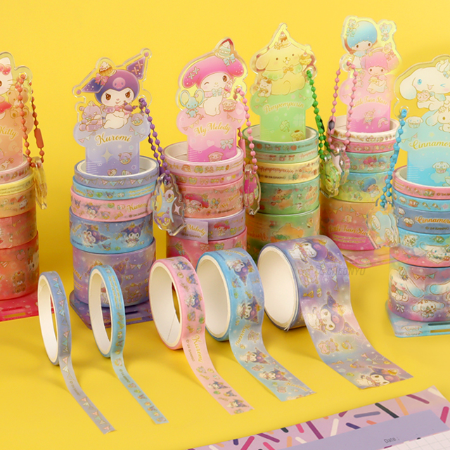 Sanrio Twinkle Masking Tape Holder Set