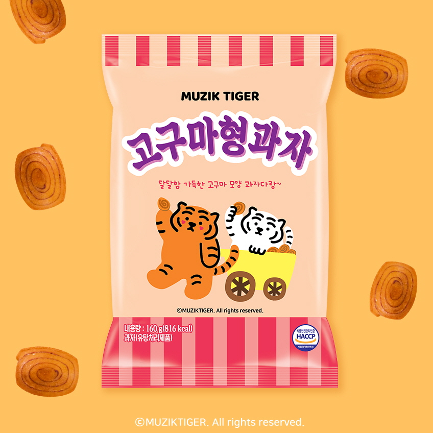  Muzik Tiger Sweet Potato-shaped Snack 160g