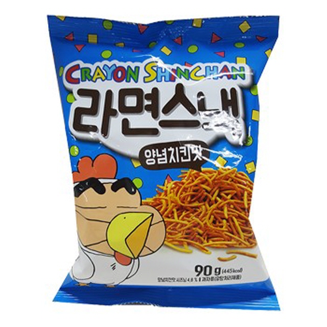 크레용신짱  라면스낵 양념치킨맛 90g