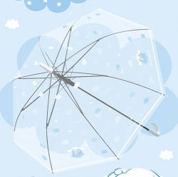 Cinnamoroll Lovely Clear Long Umbrella, Random