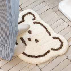 Brunch Brother Ultra Bath Rug Bear face