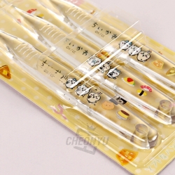 CHIIKAWA Toothbrush 3P Set for Kids 