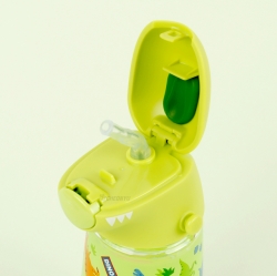 Dinosaurus Die Cut Straw Bottle 420ml