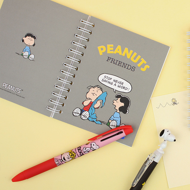 Peanuts Left-spring Notebook