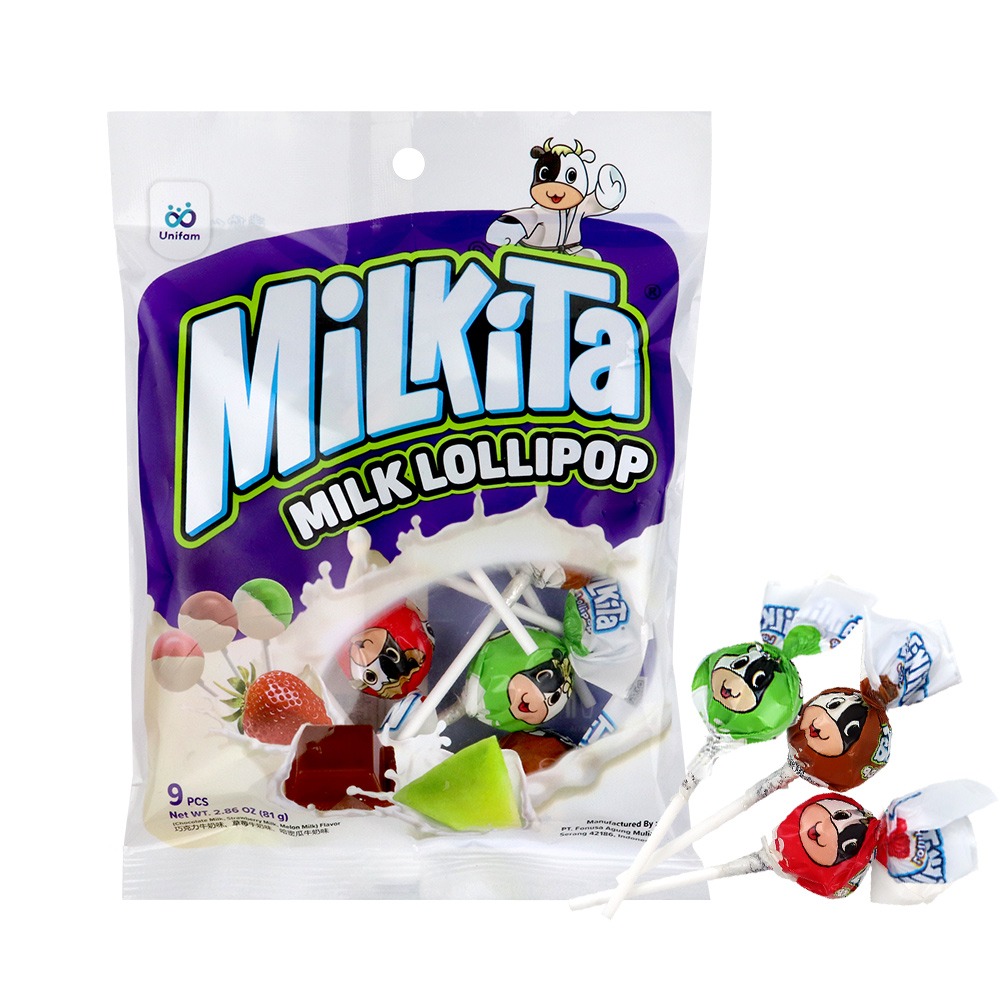 Milkita Assorted Milk Lollipop 81g