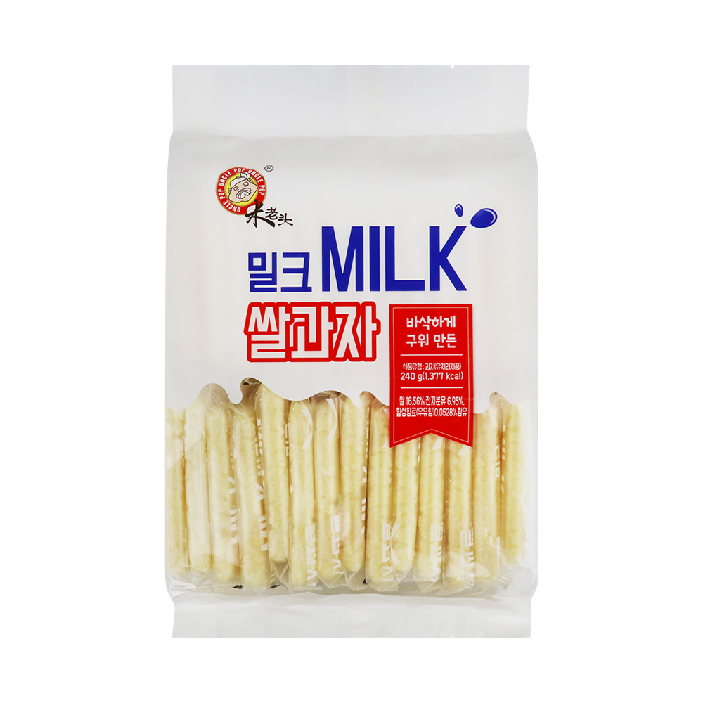 Uncle Pop Milk Rice Cracker 240g