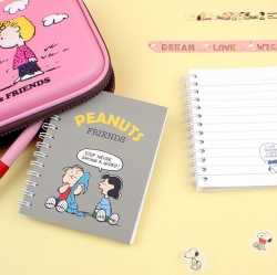 Peanuts Left-spring Notebook