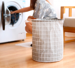 simple checkboard patterned laundry box 3 types