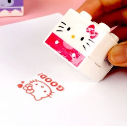 Sanrio Characters Block Stamp, set of 12ea