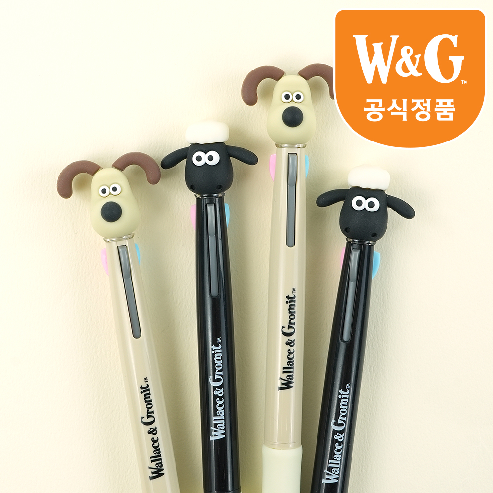 월레스와그로밋 피규어 3색볼펜 0.7mm (20개 1세트)