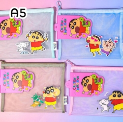 Crayon Shin-chan A5 Mesh Zipper Bag