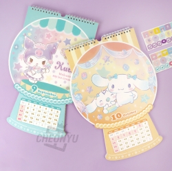 Sanrio 2025 Water ball Wall Calender