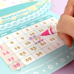 Sanrio 2025 Water ball Wall Calender