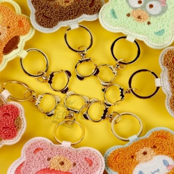 Sanrio Characters Soft Badge Keyring, Random