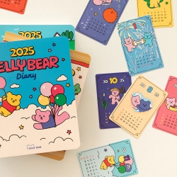 2025 Jelly Bear Card Calendar