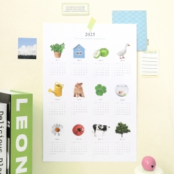 2025 life flow wall calendar