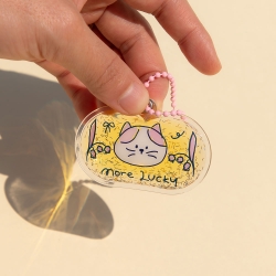 Soft water doodling key ring