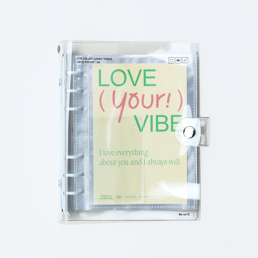 Be on :D Deco pocket A6 6hole binder PVC cover