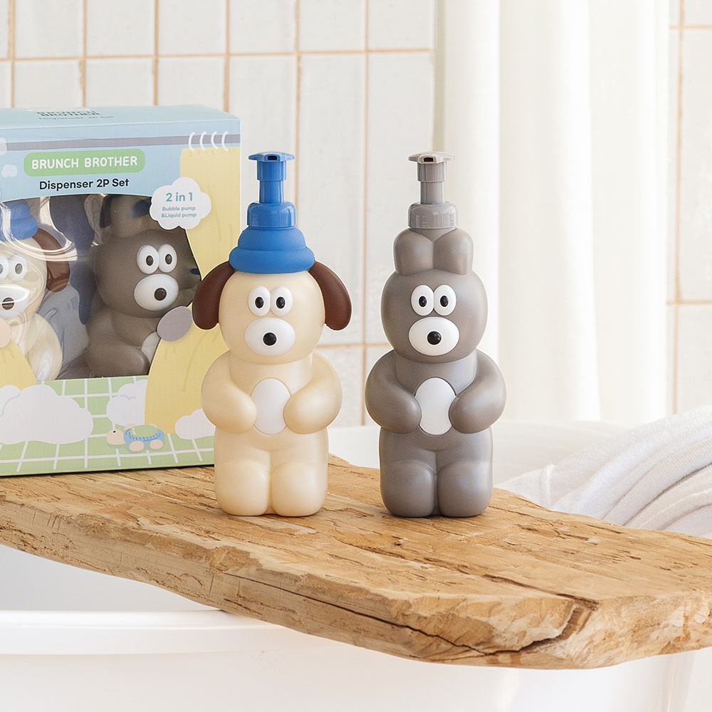 Brunch Brother Bunny&Puppy Dispenser 2P Set