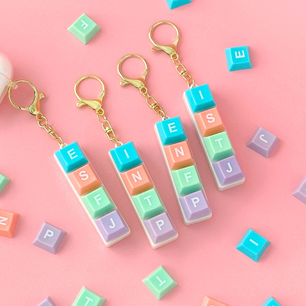 MBTI Keyboard Key ring DIY