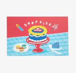 Dalpaper Surprise Cake Postcard, 3 Types