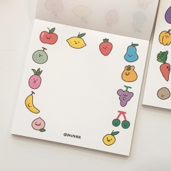 Dalpaper Fruits Vegetable memopad 