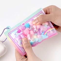 Soft Pouch Keyring DIY Random Kit