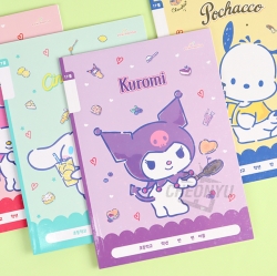 Sanrio 17 Lines Note, Set of 5pcs