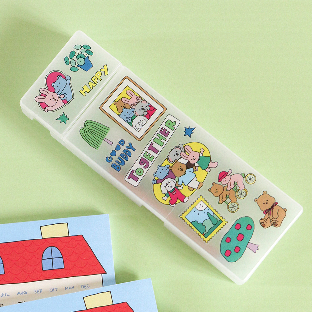 My Buddy Pencil Case Sticker Set - 01 Together