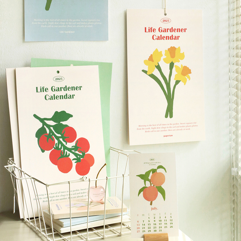 2025 Life Gardener Wall Calendar (2 type)