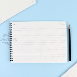 Wide PP Half-Line Notebook, Random