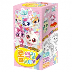 Wish Cat Season 1 Roll Coloring Stickers