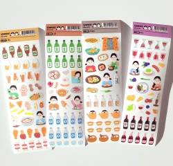 Dalpaper Daily sticker, 4 type of Drink