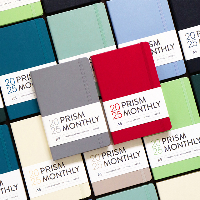 2025 PRISM A5 MONTHLY DIARY 