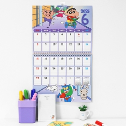 Crayon Shinchan 2025 Wall Calendar