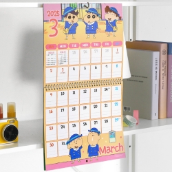 Crayon Shinchan 2025 Wall Calendar