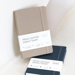 2025 Prism Leather B6 Weekly Diary