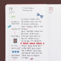 2025 FRISM LEATHER B6 DAILY DIARY