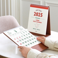 2025 Lunar Retro Desk Calendar