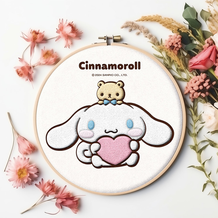  Sanrio characters cinnamoroll Heart Cushion (Punchfeld)